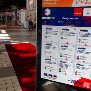 SEPEM innove sur Angers avec de la signalétique dynamique